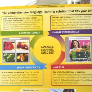 SPANISH LANGUAGE ROSETTA STONE 1 2 3 travel vacay